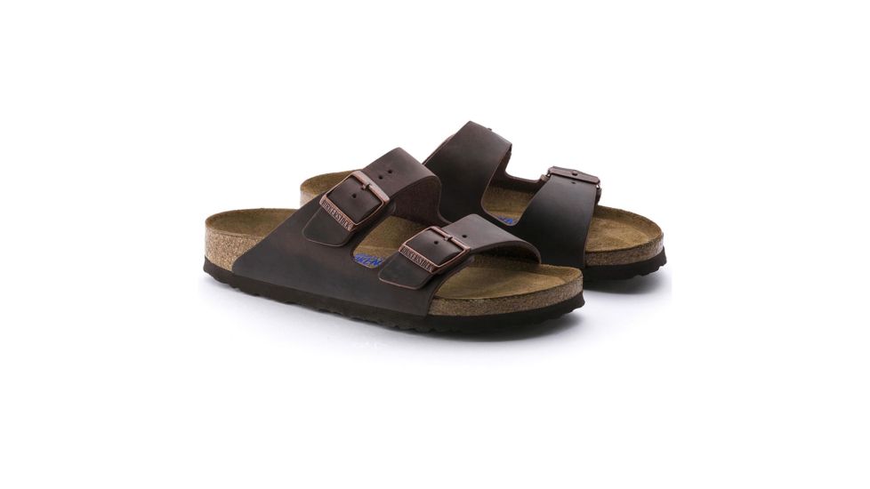Birkenstock Arizona Oiled Leather Soft Footbed - Men's, Habana, 37 45276-1-37