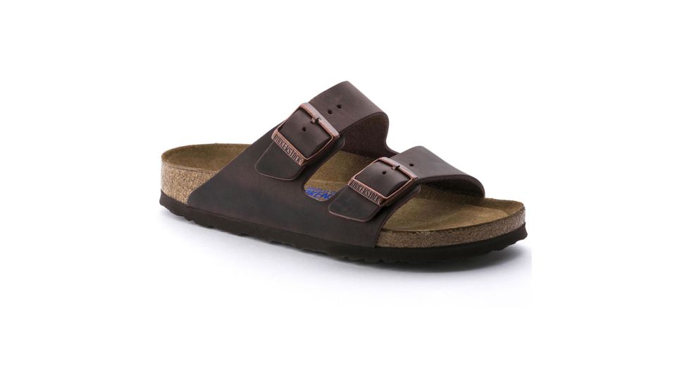 Birkenstock Arizona Oiled Leather Soft Footbed - Men's, Habana, 37 45276-1-37
