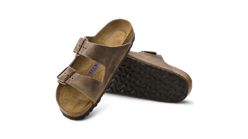 Birkenstock Arizona Oiled Leather Soft Footbed - Men's, Tobacco, 37 55281-1-37