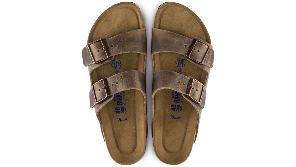Birkenstock Arizona Oiled Leather Soft Footbed - Men's, Tobacco, 37 55281-1-37