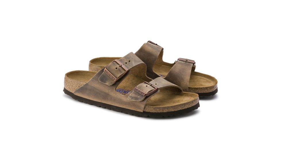 Birkenstock Arizona Oiled Leather Soft Footbed - Men's, Tobacco, 37 55281-1-37