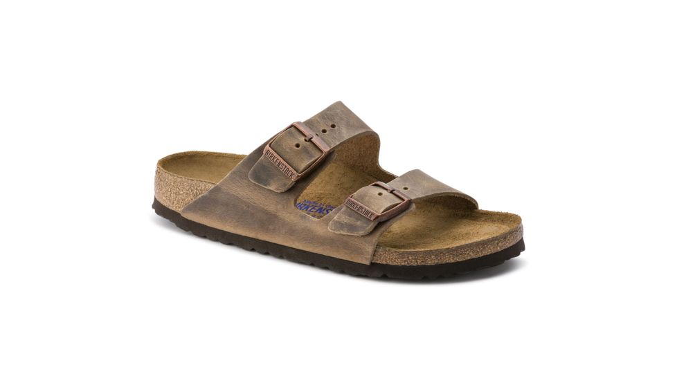 Birkenstock Arizona Oiled Leather Soft Footbed - Men's, Tobacco, 37 55281-1-37