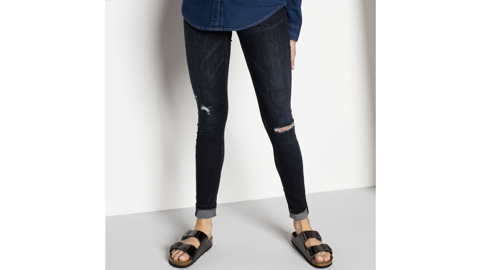 Birkenstock Arizona Soft Footbed Leather Sandals - Womens, Anthracite Leather, Medium, 37, 1000292-37