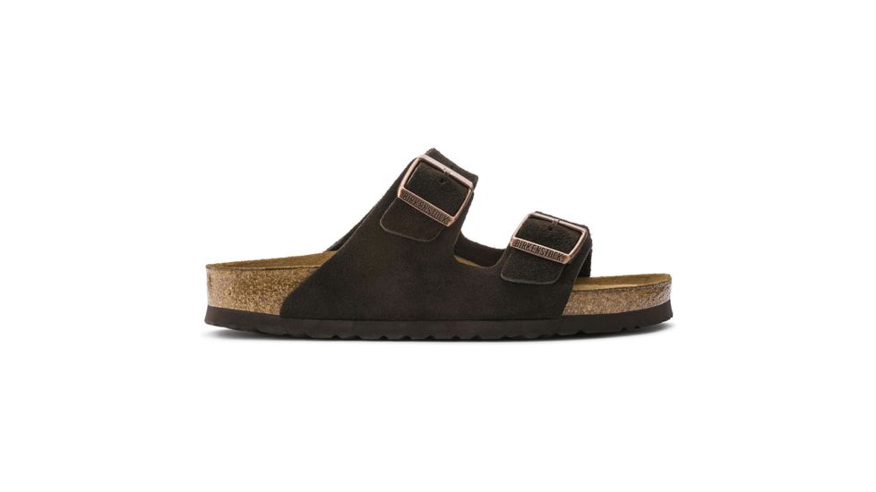 Birkenstock Arizona Suede Soft Footbed - Women's, Mocha, 35 95131-1-35
