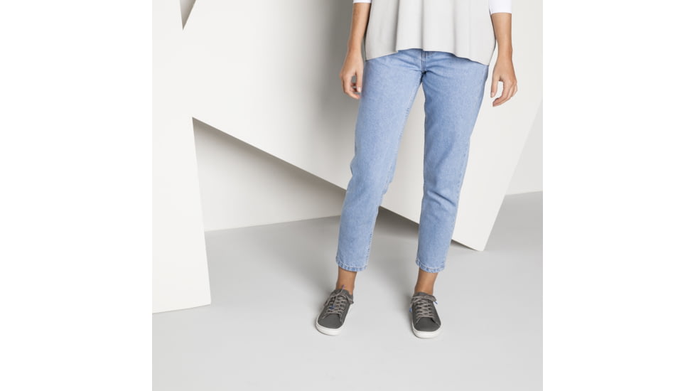 Birkenstock Arran Textile Cork-Latex Footbed Shoes - Womens, Grey, Medium, 37, 1008559-37