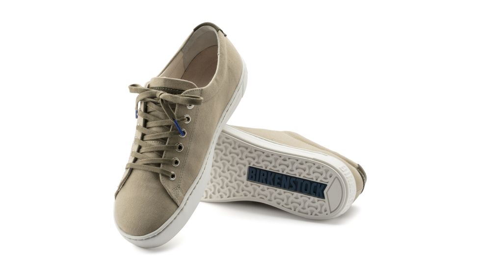 Birkenstock Arran Textile Cork-Latex Footbed Shoes - Womens, Khaki, Medium, 41, 1008555-41