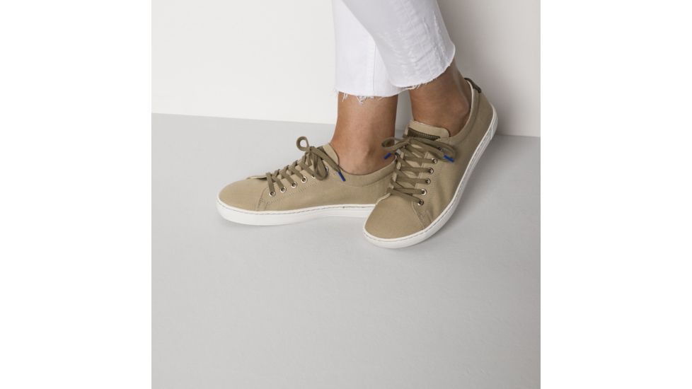 Birkenstock Arran Textile Cork-Latex Footbed Shoes - Womens, Khaki, Medium, 41, 1008555-41