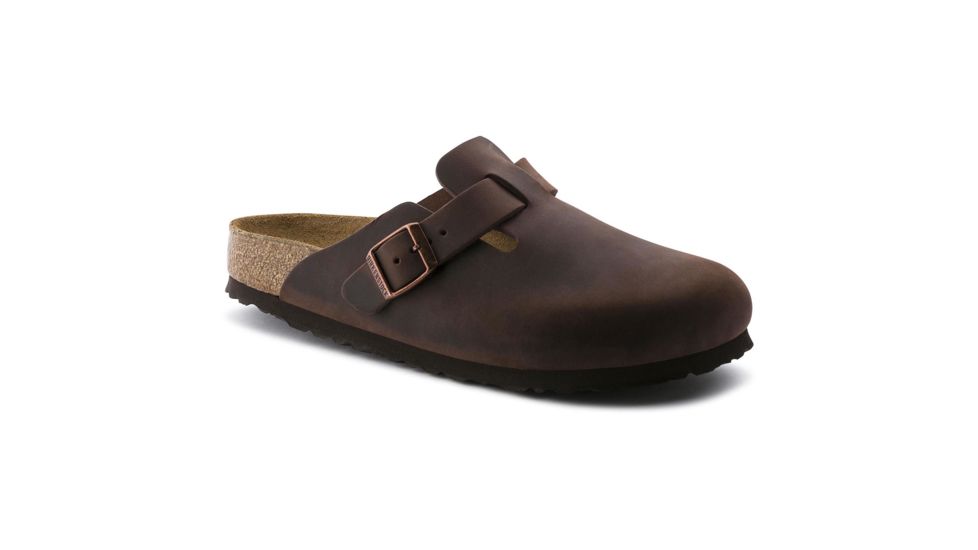 Birkenstock Boston Soft Footbed - Unisex, Habana Oiled Leather, 42, 159711-15971-42