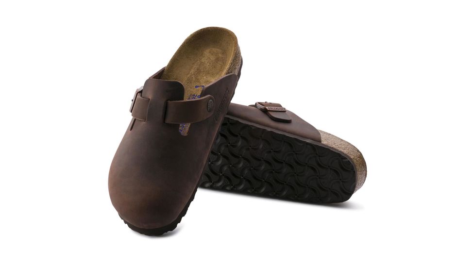 Birkenstock Boston Soft Footbed - Unisex, Habana Oiled Leather, 42, 159711-15971-42