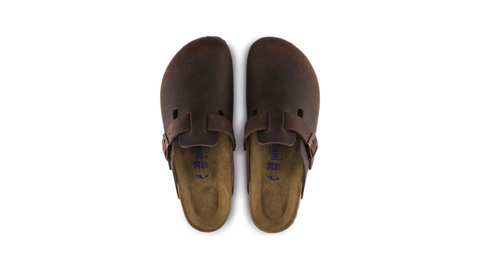 Birkenstock Boston Soft Footbed - Unisex, Habana Oiled Leather, 42, 159711-15971-42