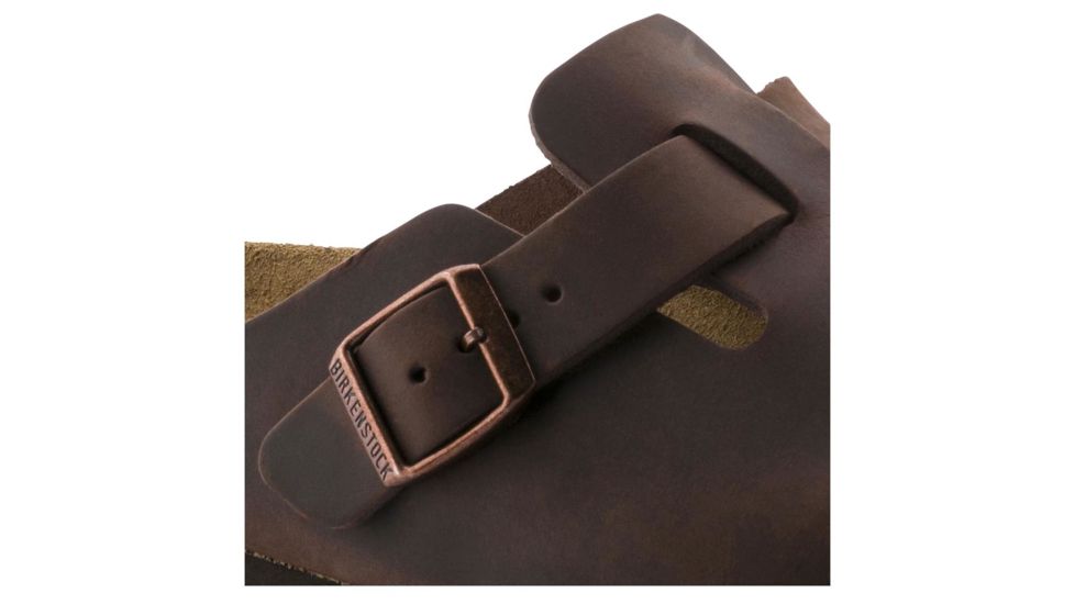 Birkenstock Boston Soft Footbed - Unisex, Habana Oiled Leather, 42, 159711-15971-42