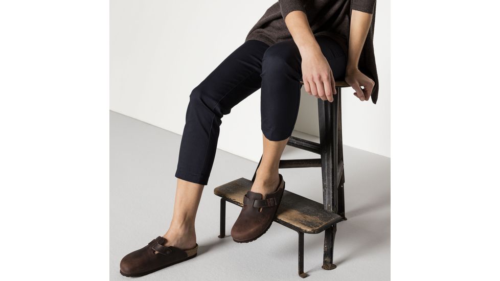 Birkenstock Boston Soft Footbed - Unisex, Habana Oiled Leather, 42, 159711-15971-42