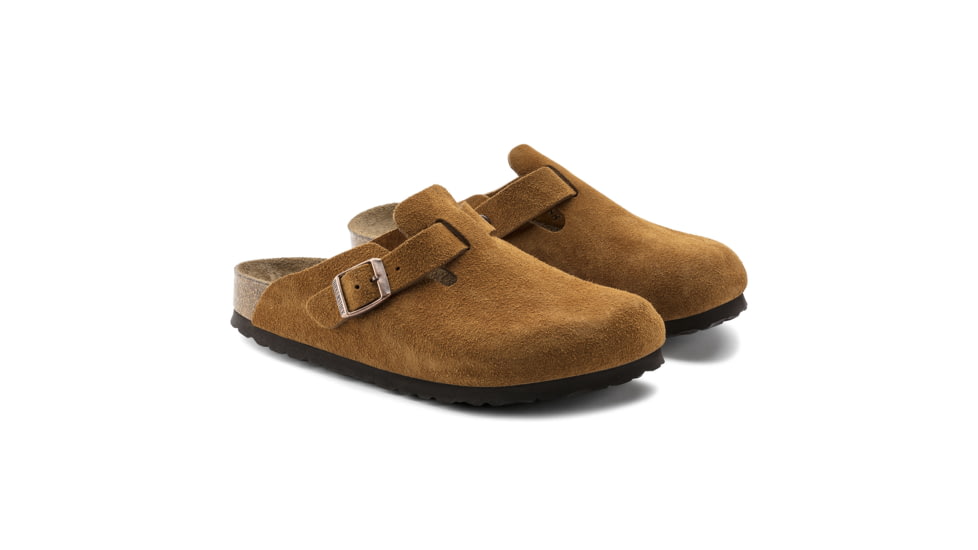 Birkenstock Boston Soft Footbed - Unisex, Mink Suede, 42, 1009543-1009543-42