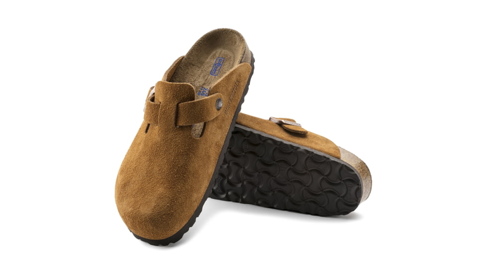 Birkenstock Boston Soft Footbed - Unisex, Mink Suede, 42, 1009543-1009543-42