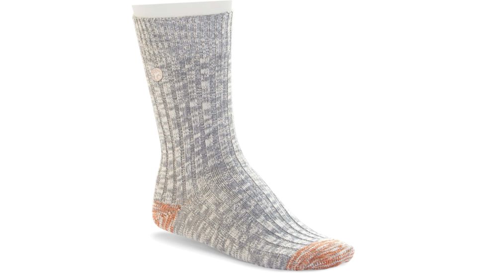 Birkenstock Fashion Slub Socks - Mens, Light Gray Melange, Medium, 1005818-M