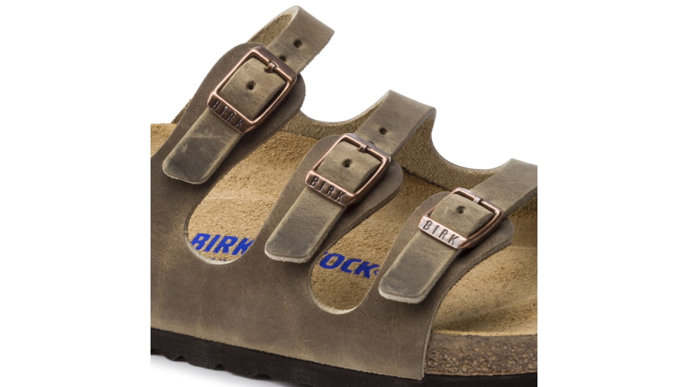 Birkenstock Florida Soft Footbed Oiled Leather Sandals - Womens, Spectacular Pink, Medium, 41, 1011432-41