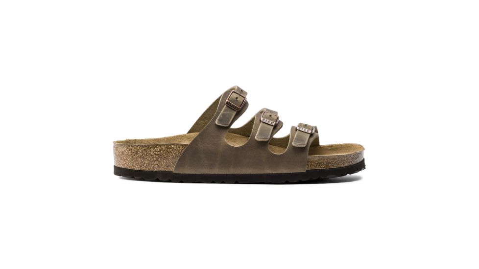 Birkenstock Florida Soft Footbed Oiled Leather Sandals - Womens, Spectacular Pink, Medium, 41, 1011432-41