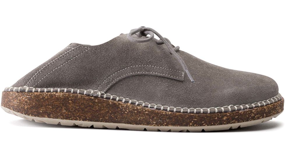 Birkenstock Gary Suede Shoes - Mens, Light Gray, 42, 1016387-R-42