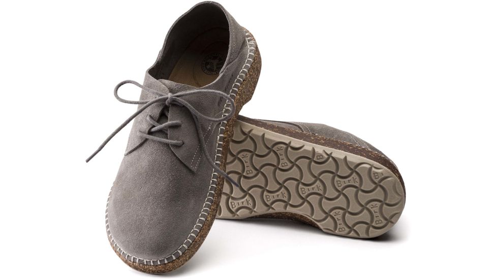 Birkenstock Gary Suede Shoes - Mens, Light Gray, 42, 1016387-R-42