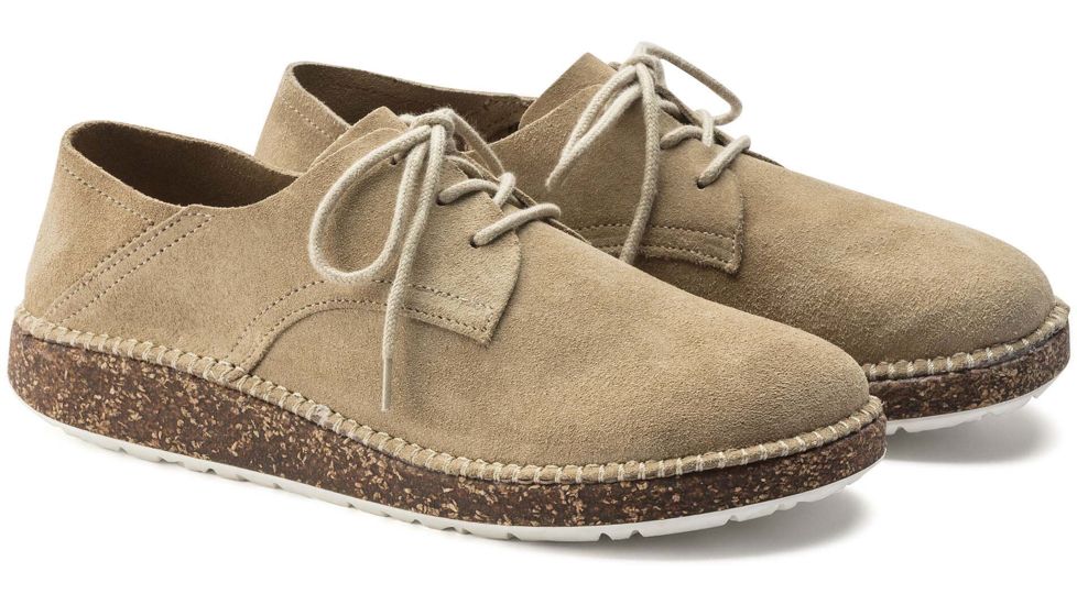 Birkenstock Gary Suede Shoes - Mens, Sand, 43, 1014094-R-43