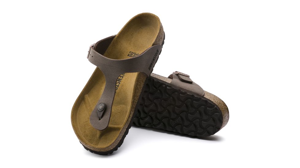 Birkenstock Gizeh Birkibuc - Women's, Mocha, 35 4375-1-35