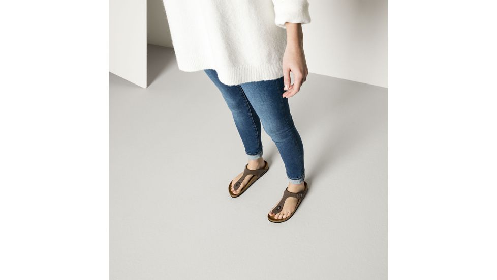 Birkenstock Gizeh Birkibuc - Women's, Mocha, 35 4375-1-35