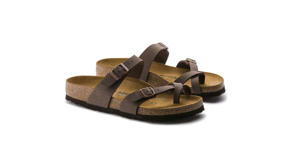 Birkenstock Mayari Birkibuc Sandal - Womens-Mocha-Medium-41