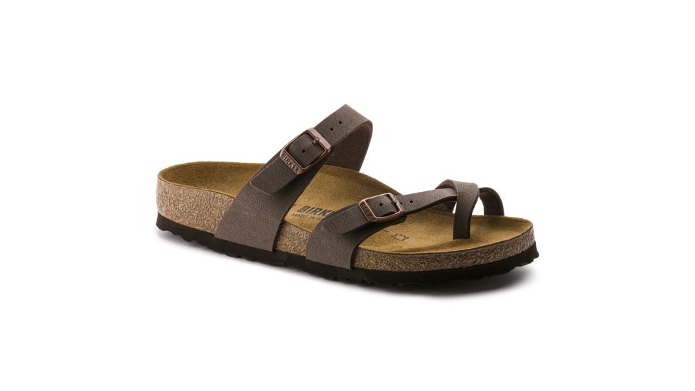 Birkenstock Mayari Birkibuc Sandal - Womens-Mocha-Medium-41