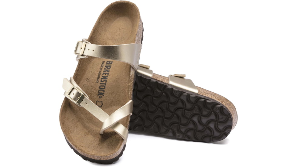 Birkenstock Mayari Birko-Flor Sandals - Womens, Gold, 40, 1016416-R-40