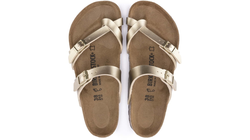 Birkenstock Mayari Birko-Flor Sandals - Womens, Gold, 40, 1016416-R-40