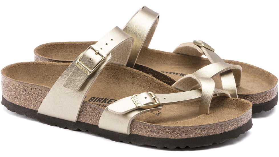 Birkenstock Mayari Birko-Flor Sandals - Womens, Gold, 40, 1016416-R-40