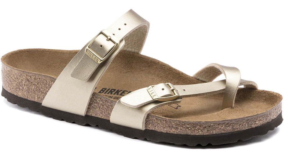 Birkenstock Mayari Birko-Flor Sandals - Womens, Gold, 40, 1016416-R-40