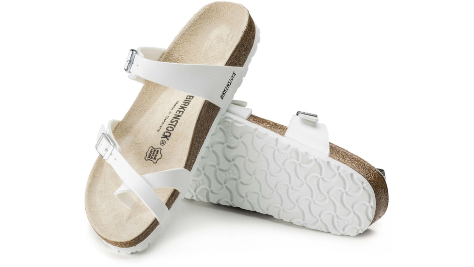 Birkenstock Mayari Birko-Flor Sandals - Womens, White, 41, 1014190-R-41