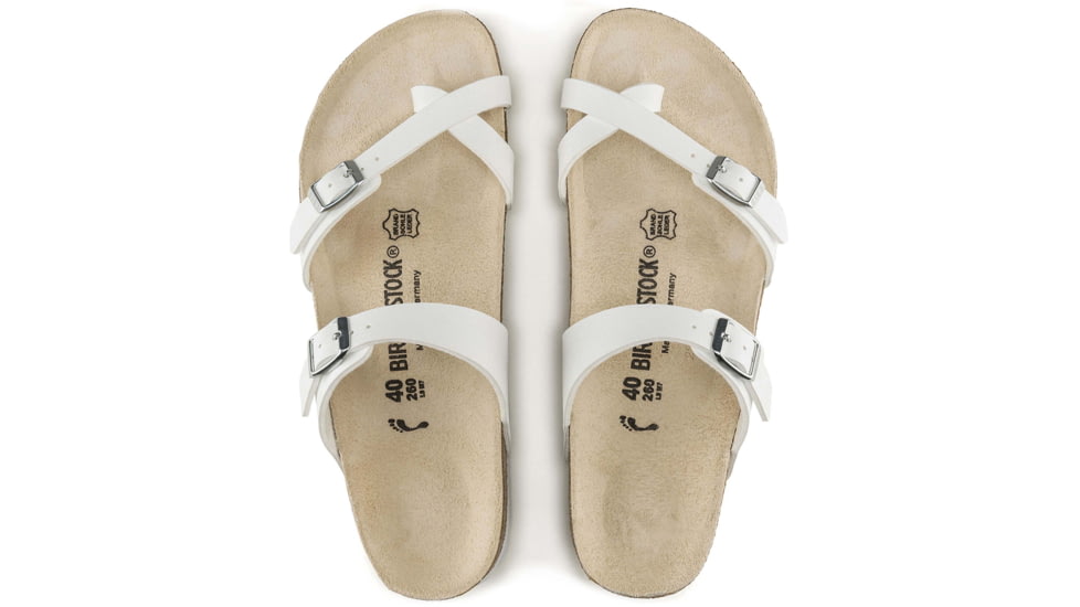 Birkenstock Mayari Birko-Flor Sandals - Womens, White, 41, 1014190-R-41