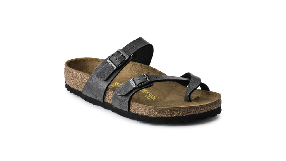 Birkenstock Mayari Birko-Flor Sandals - Women's, Pull Up Anthracite, 36, 1005023-R-36