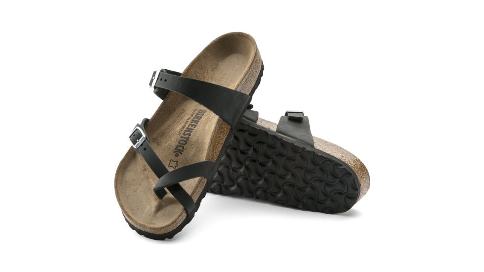 Birkenstock Mayari Oiled Leather - Women's, Black, 36 17148-1-36