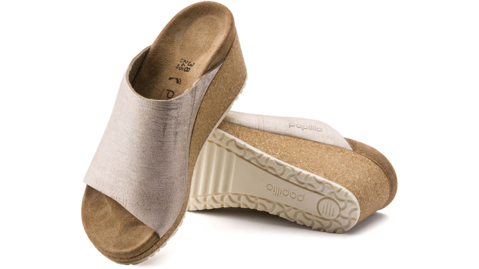 Birkenstock Namica Leather Sandals - Womens, Washed Metallic Rose Gold, 41, 1014836-N-41