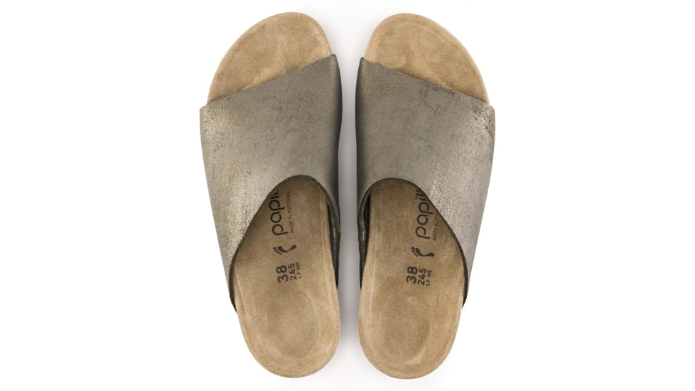 Birkenstock Namica Leather Sandals - Womens, Washed Metallic Stone Gold, 38, 1014879-N-38