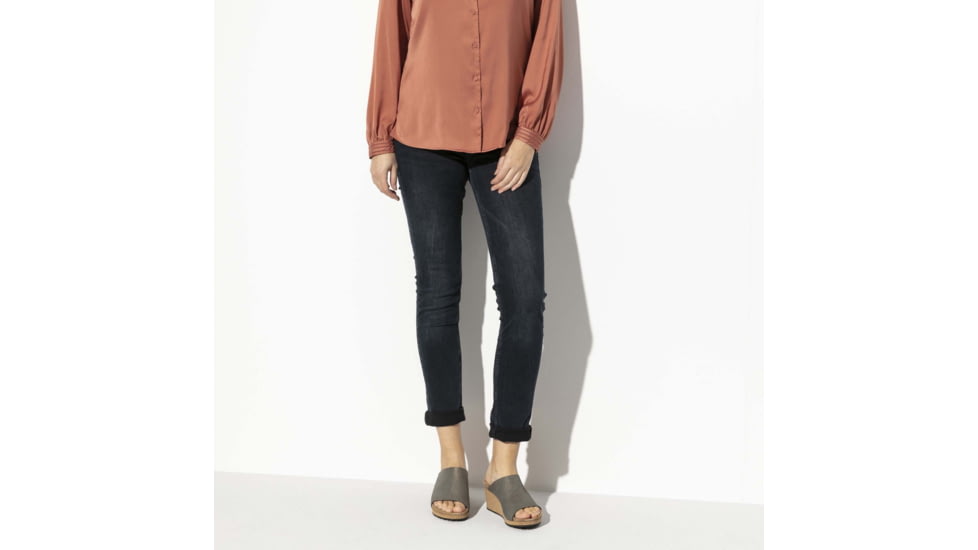 Birkenstock Namica Leather Sandals - Womens, Washed Metallic Stone Gold, 38, 1014879-N-38