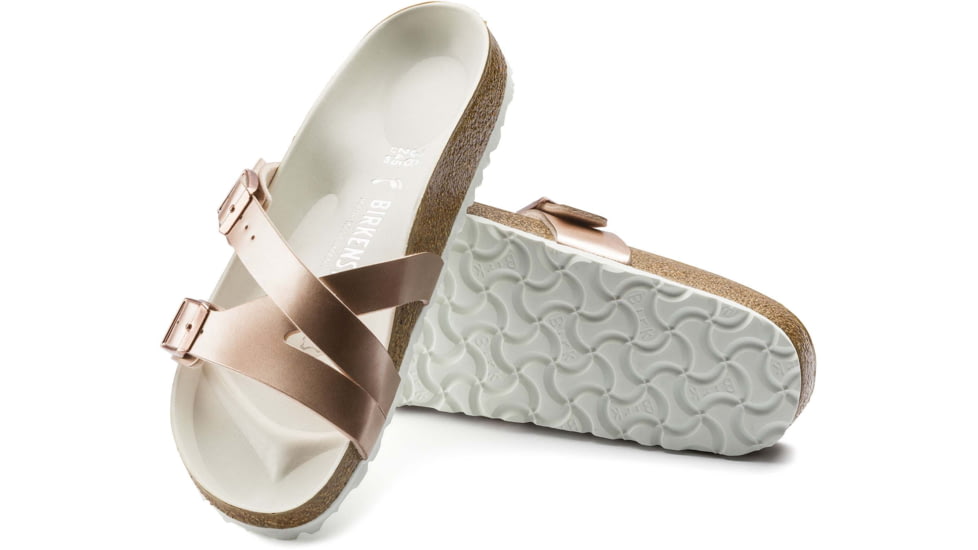 Birkenstock Yao Hex Birko-Flor Sandals - Womens, Metallic Copper, 40, 1016962-N-40