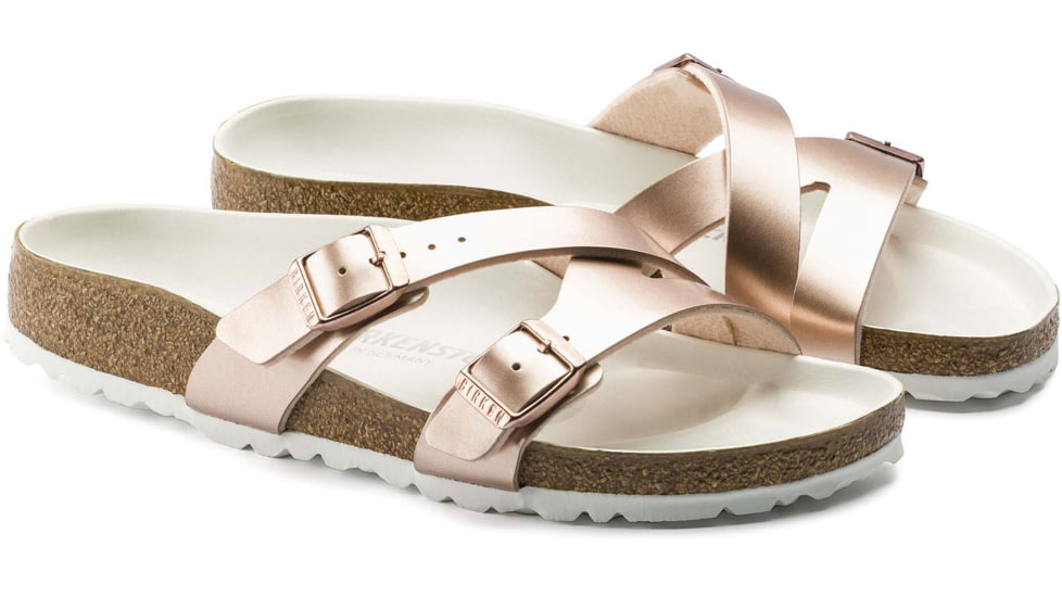 Birkenstock Yao Hex Birko-Flor Sandals - Womens, Metallic Copper, 40, 1016962-N-40