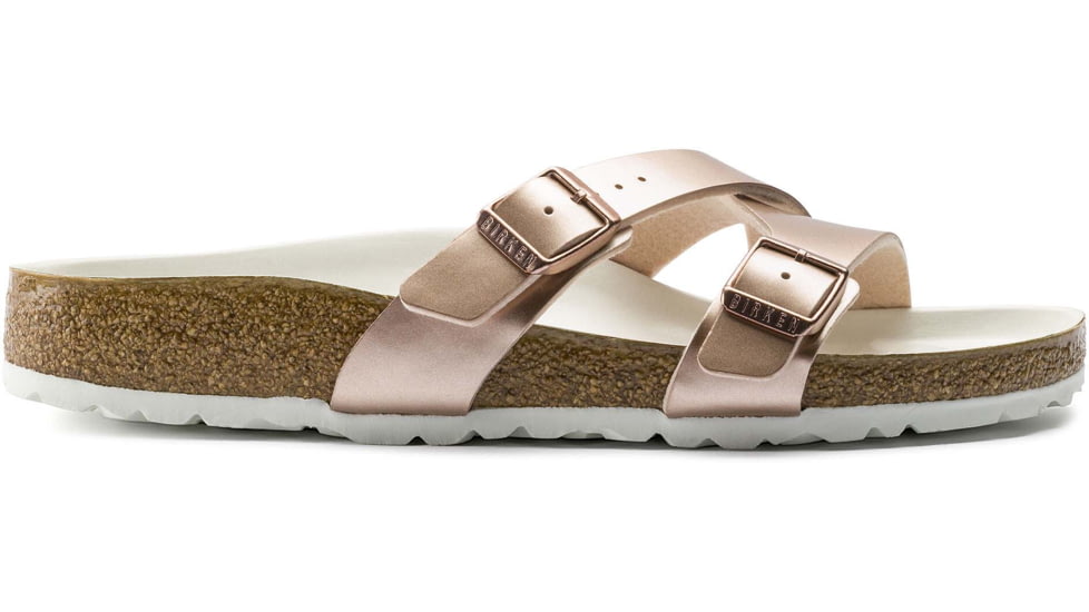 Birkenstock Yao Hex Birko-Flor Sandals - Womens, Metallic Copper, 40, 1016962-N-40