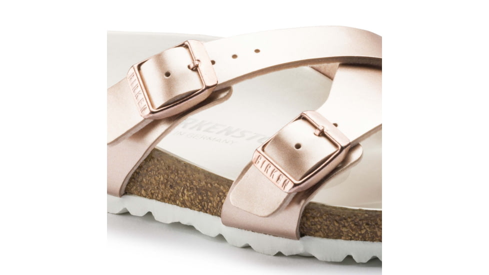 Birkenstock Yao Hex Birko-Flor Sandals - Womens, Metallic Copper, 40, 1016962-N-40