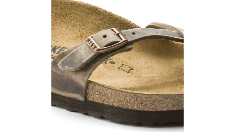 Birkenstock Yara Oiled Leather Sandals - Womens, Tobacco Oiled Leather, Medium, 37, 1011441-37