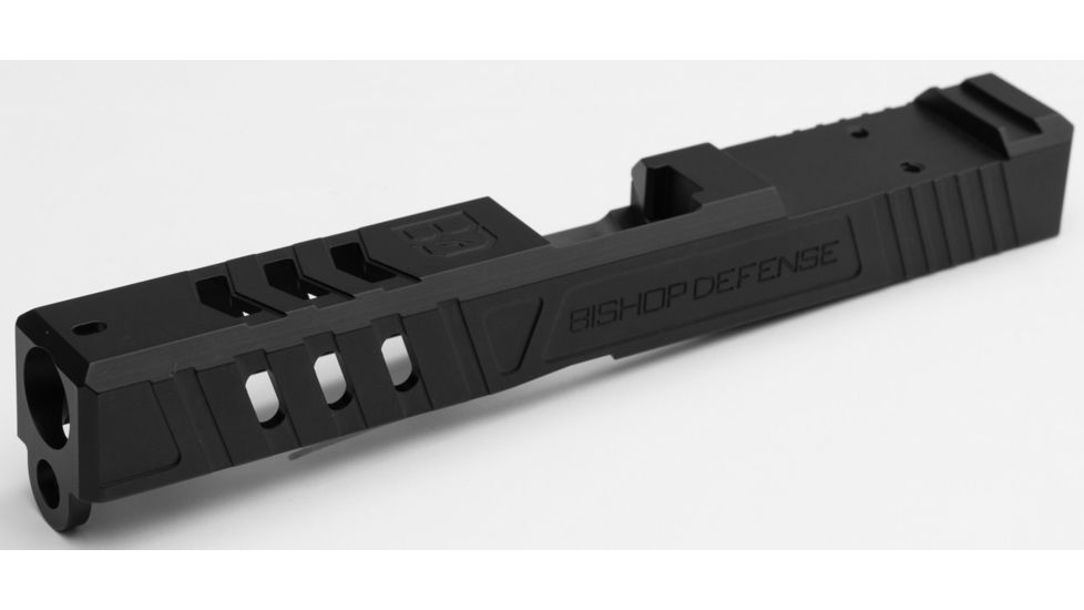 Bishop Defense Pistol Slide, Glock 17, Gen 3, Tier 2, Black Nitride BDSLG17G3T2BLK