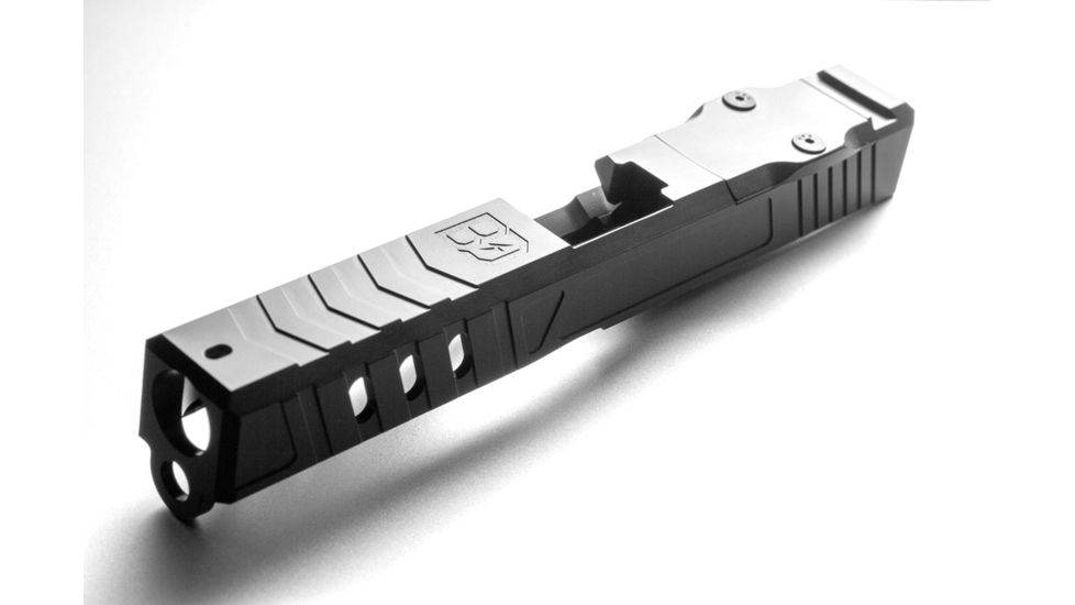 Bishop Defense Pistol Slide, Glock 17, Gen 3, Tier 2, Tungsten, BDSLG17G3T2TNG