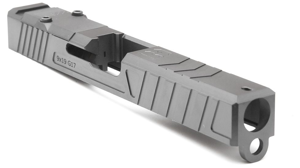 Bishop Defense Pistol Slide, Glock 17, Gen 3, Tier 3, Tungsten, BDSLG17G3T3TNG