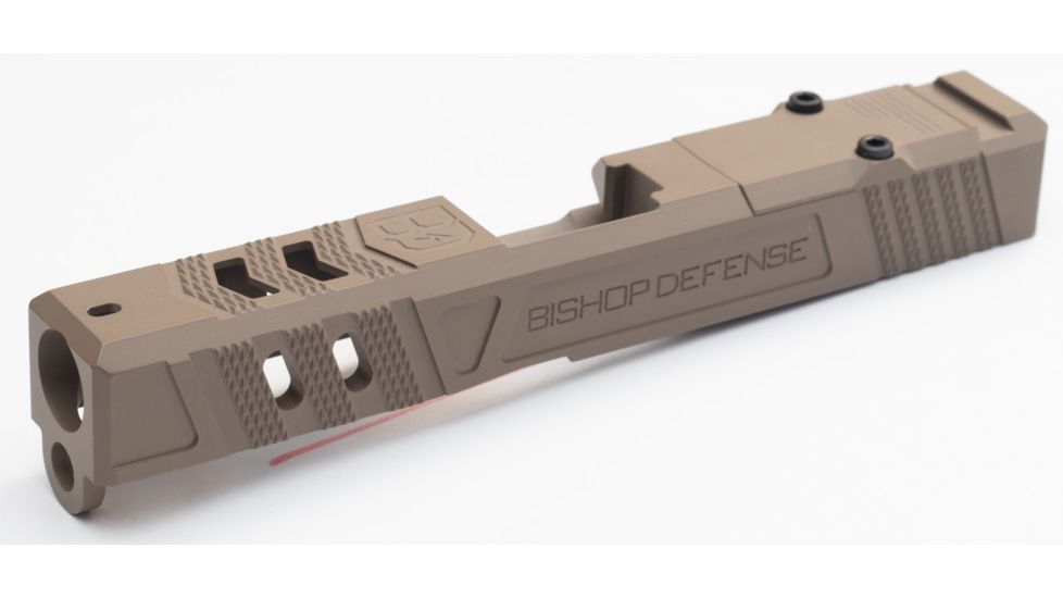 Bishop Defense Pistol Slide, Glock 19, Gen 3, Tier 1, Flat Dark Earth BDSLG19G3T1FDE