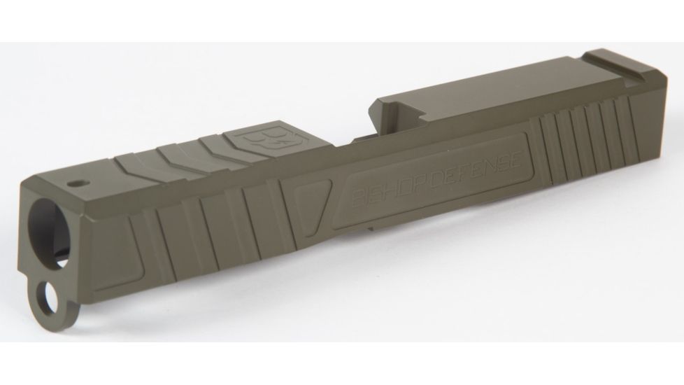 Bishop Defense Pistol Slide, Glock 19, Gen 3, Tier 3, Olive Drab BDSLG19G3T3OD