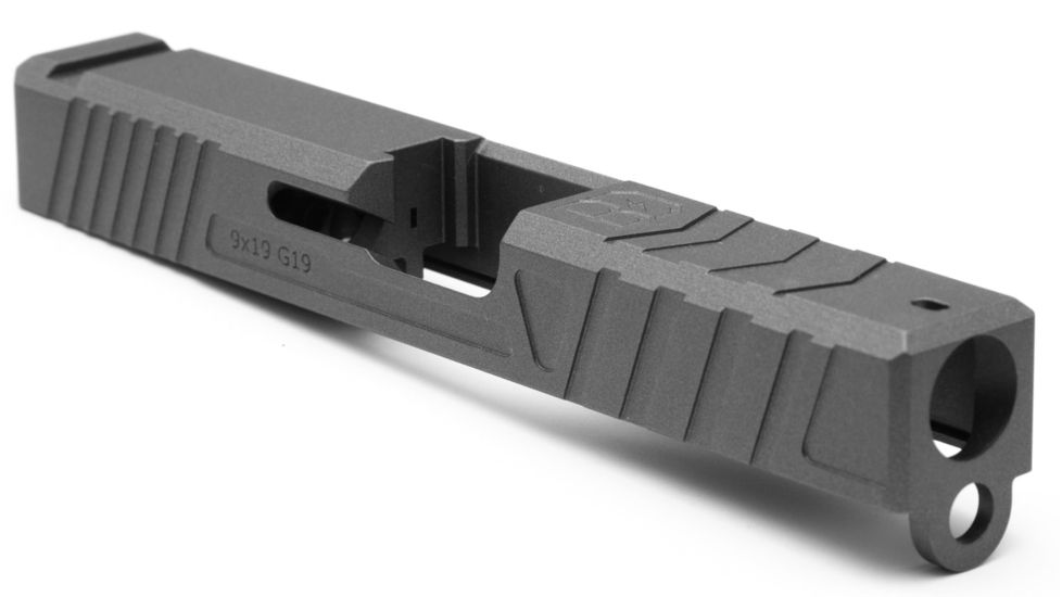 Bishop Defense Pistol Slide, Glock 19, Gen 3, Tier 3, Tungsten BDSLG19G3T3TNG